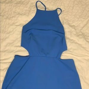 High neck light blue formal dress!
